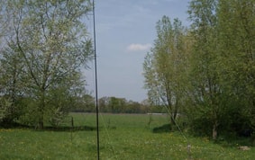 fiberglass fishing pole shortwave inverted v antenna